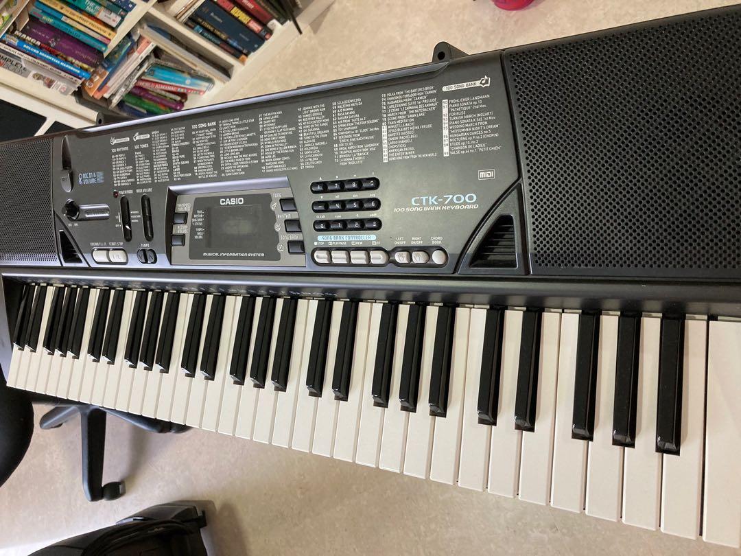 Casio CTK700 used piano, Hobbies & Toys, Music & Media, Musical