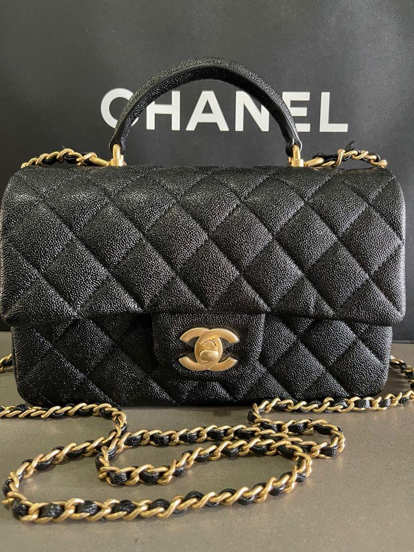 Timeless classique top handle leather handbag Chanel Black in Leather -  25696934