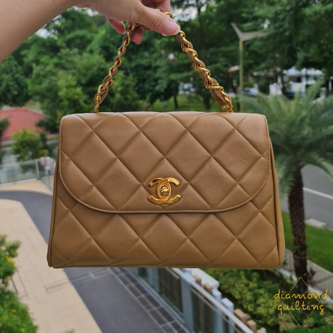 Chanel Mini Kelly Flap Bag - Black Handle Bags, Handbags - CHA588161