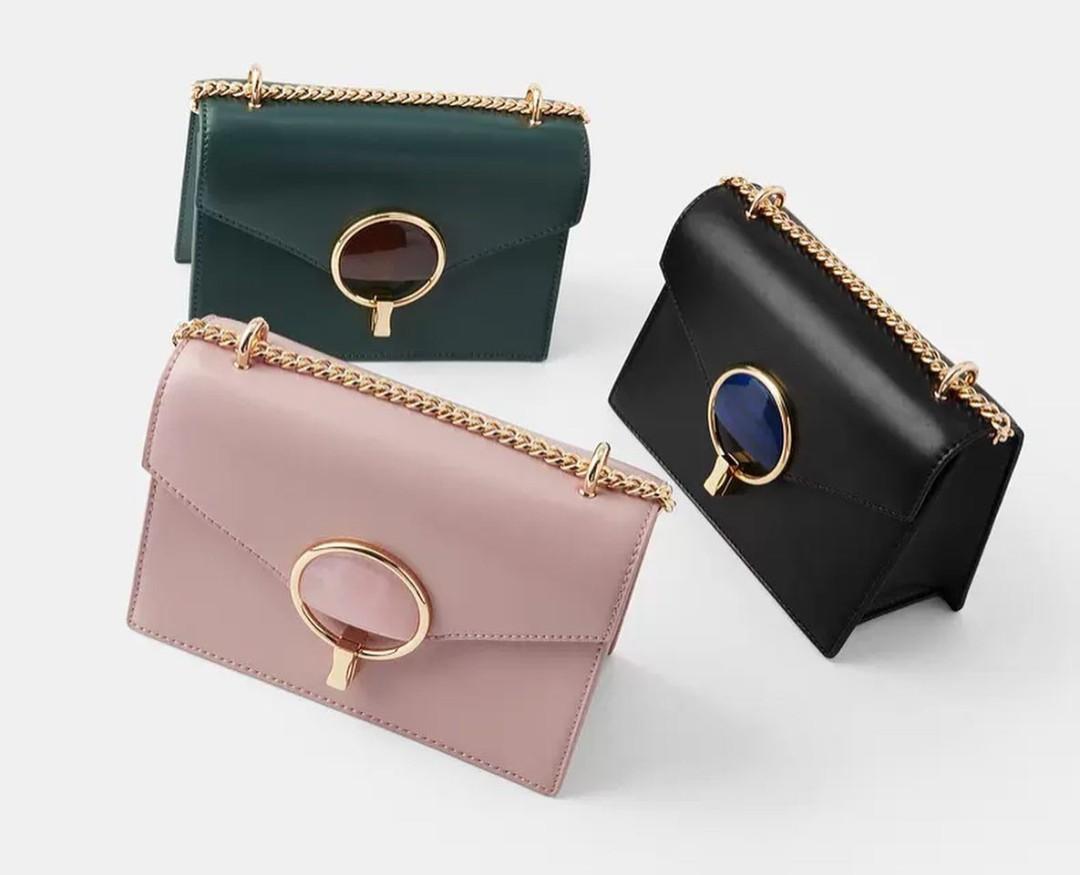 Charles Keith Stone Embellished Bag 02 Original Barang Mewah Tas Dompet di Carousell