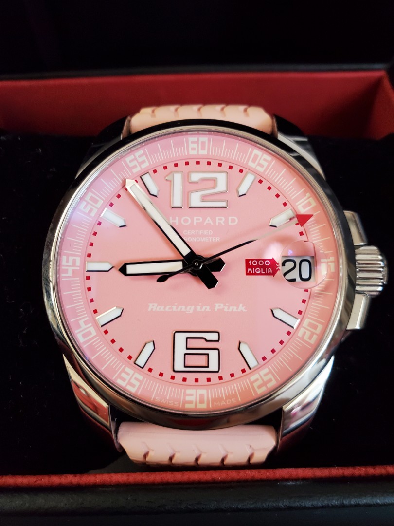 Chopard pink watch store