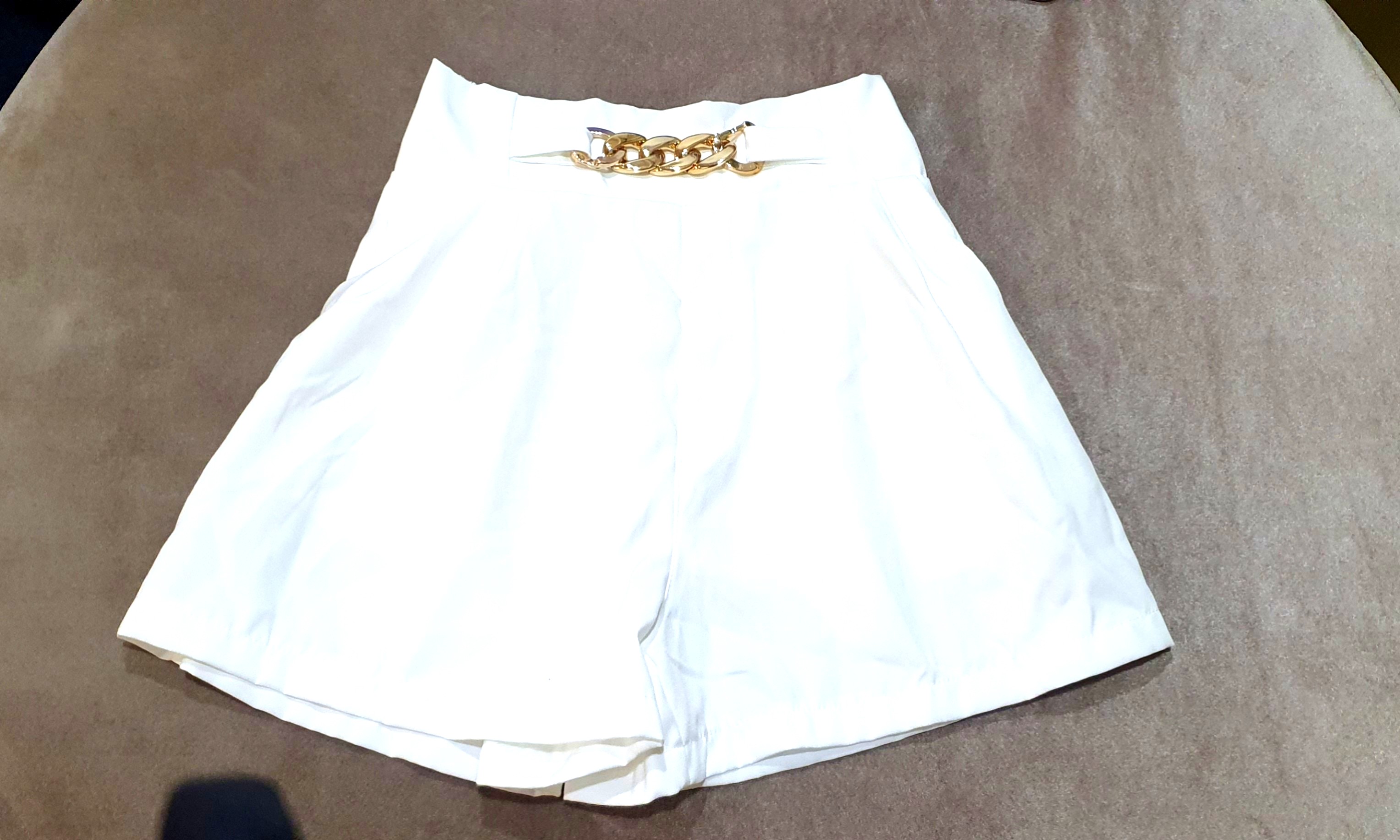 white classy shorts