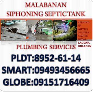 Contact us For Plumbing and Siphoning Rates Pozo Negro Malabanan