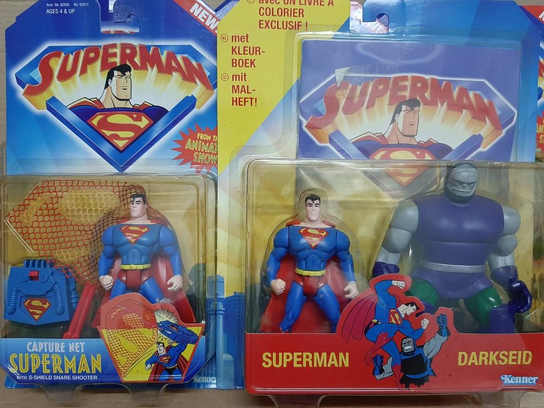 KENNER 1997 Superman Animated SUPERMAN & DARKSEID Action Figure Set 