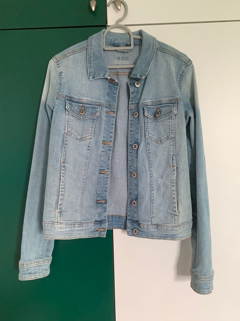 EDC Denim Jacket, Women's Fashion, Coats, Jackets and Outerwear on ...