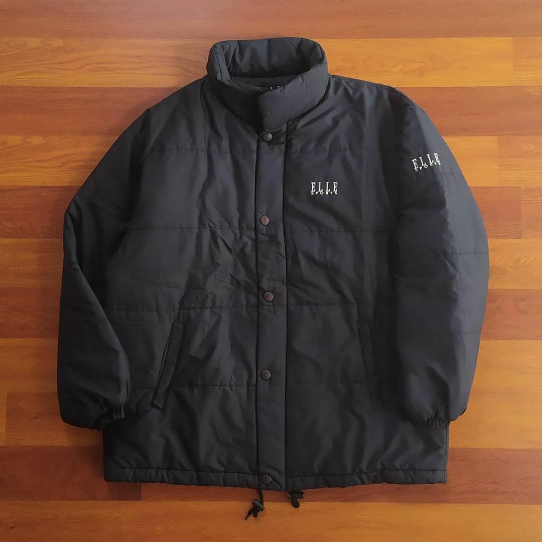 Elle down jacket L XL Fesyen Pria Pakaian Baju Luaran di