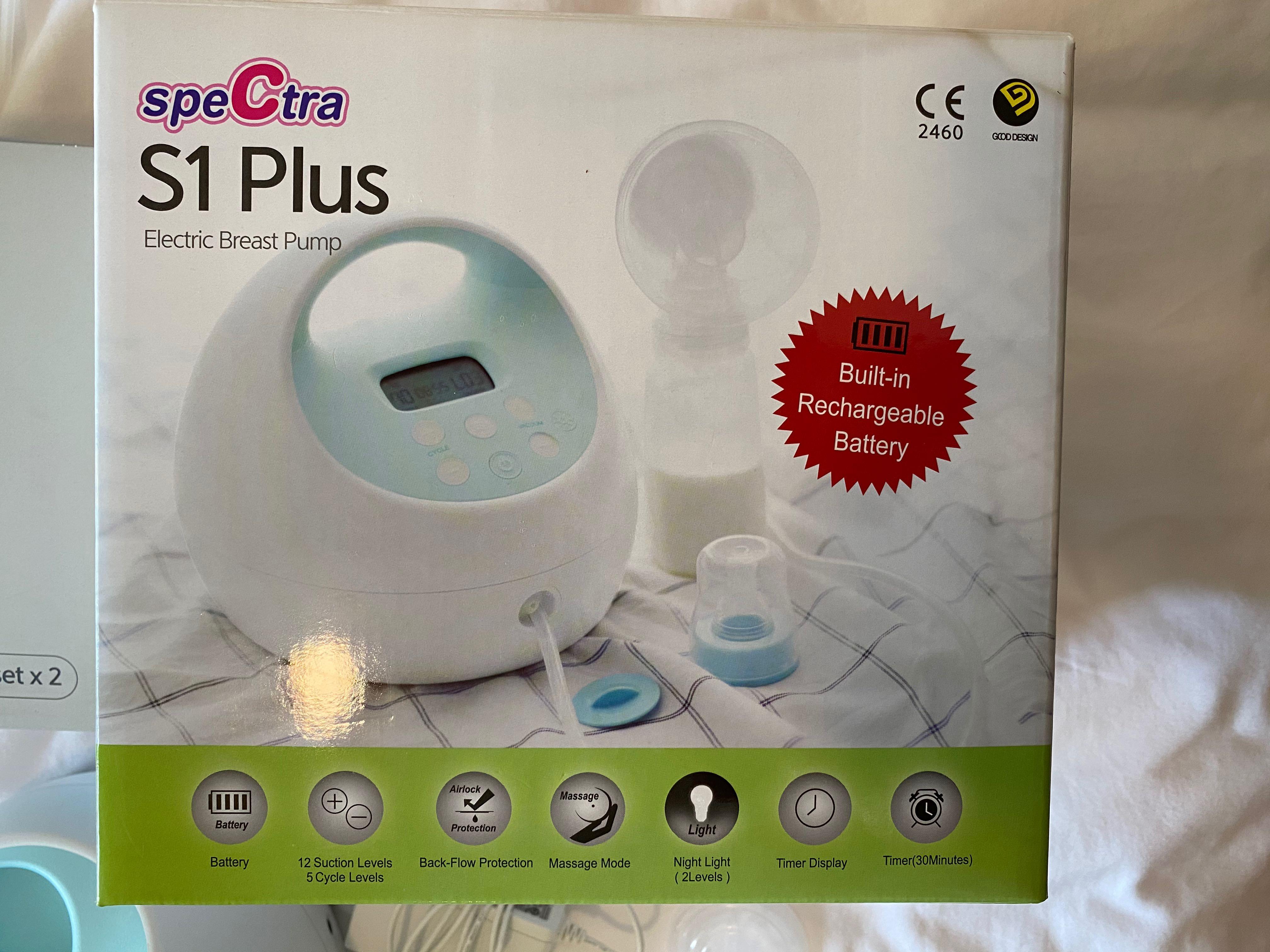 Full set! Spectra S1 Plus Electric Breast Pump and brand new