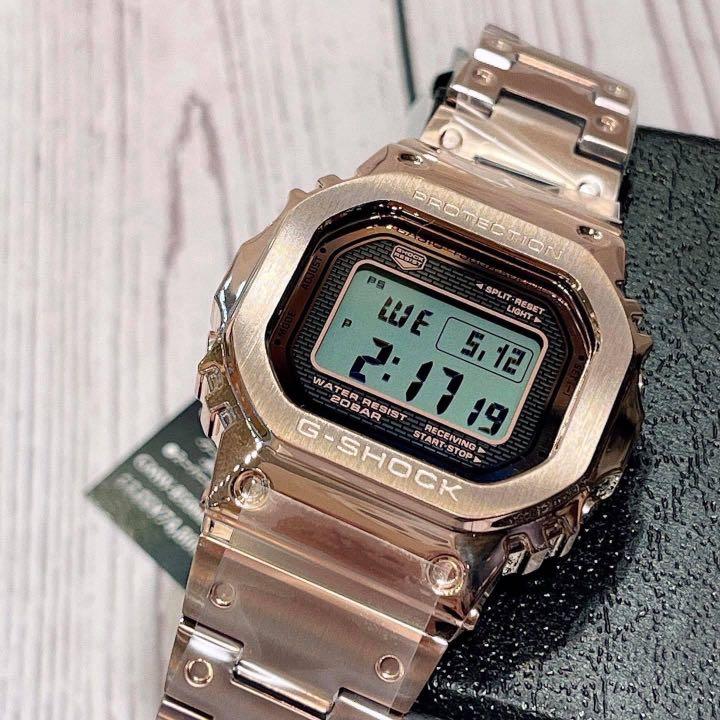 G SHOCK NEW ROSE GOLD SQUARE GMW B5000GD 4 Readystock NOW