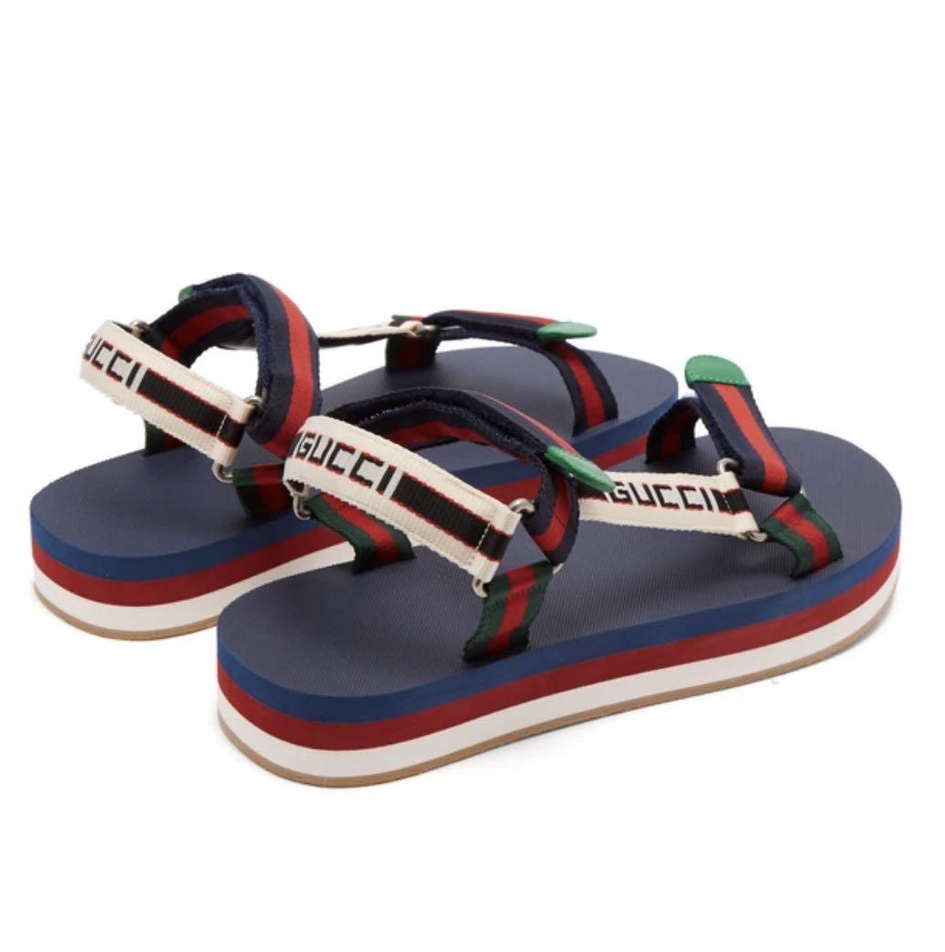 Gucci bedlam logo strap sandal