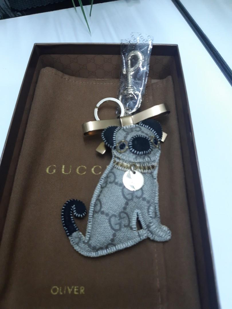 Gucci dog keychain top