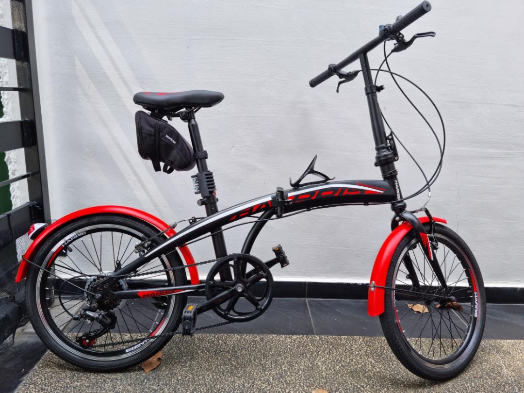 20 Harris foldable bicycle 7 speed Sports Equipment Bicycles Parts Bicycles on Carousell