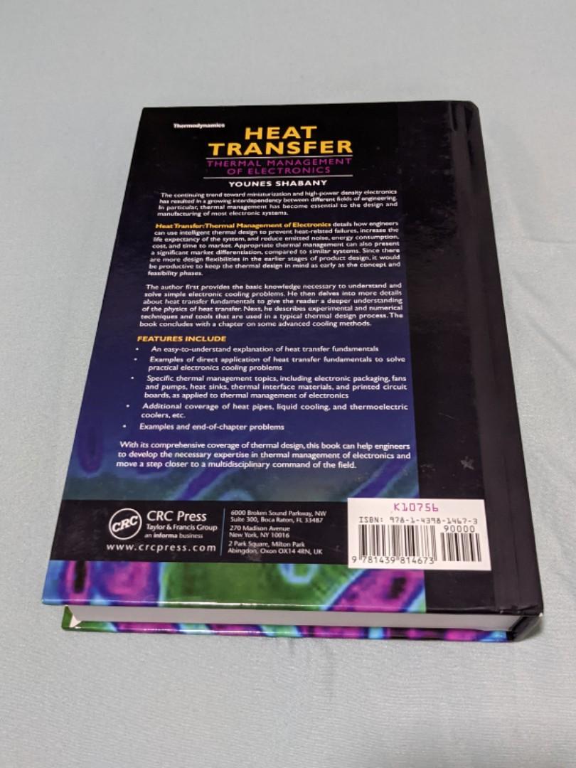 Heat Transfer Thermal Management of Electronics, Computers & Tech
