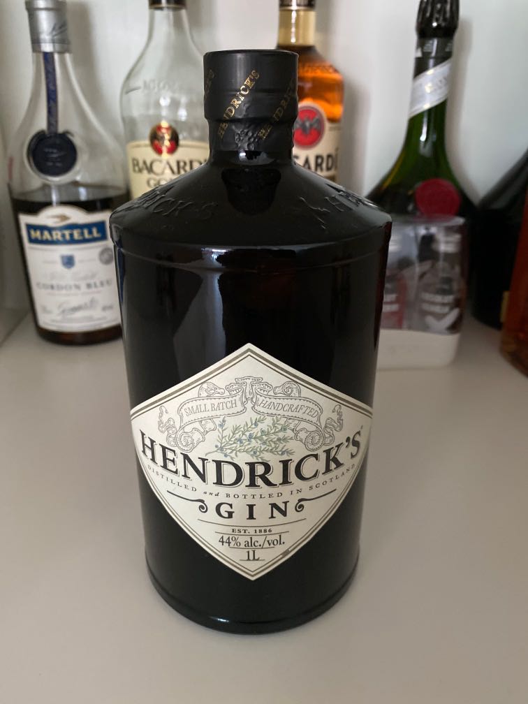 Hendricks Gin 1 Liter Food And Drinks Alcoholic Beverages On Carousell