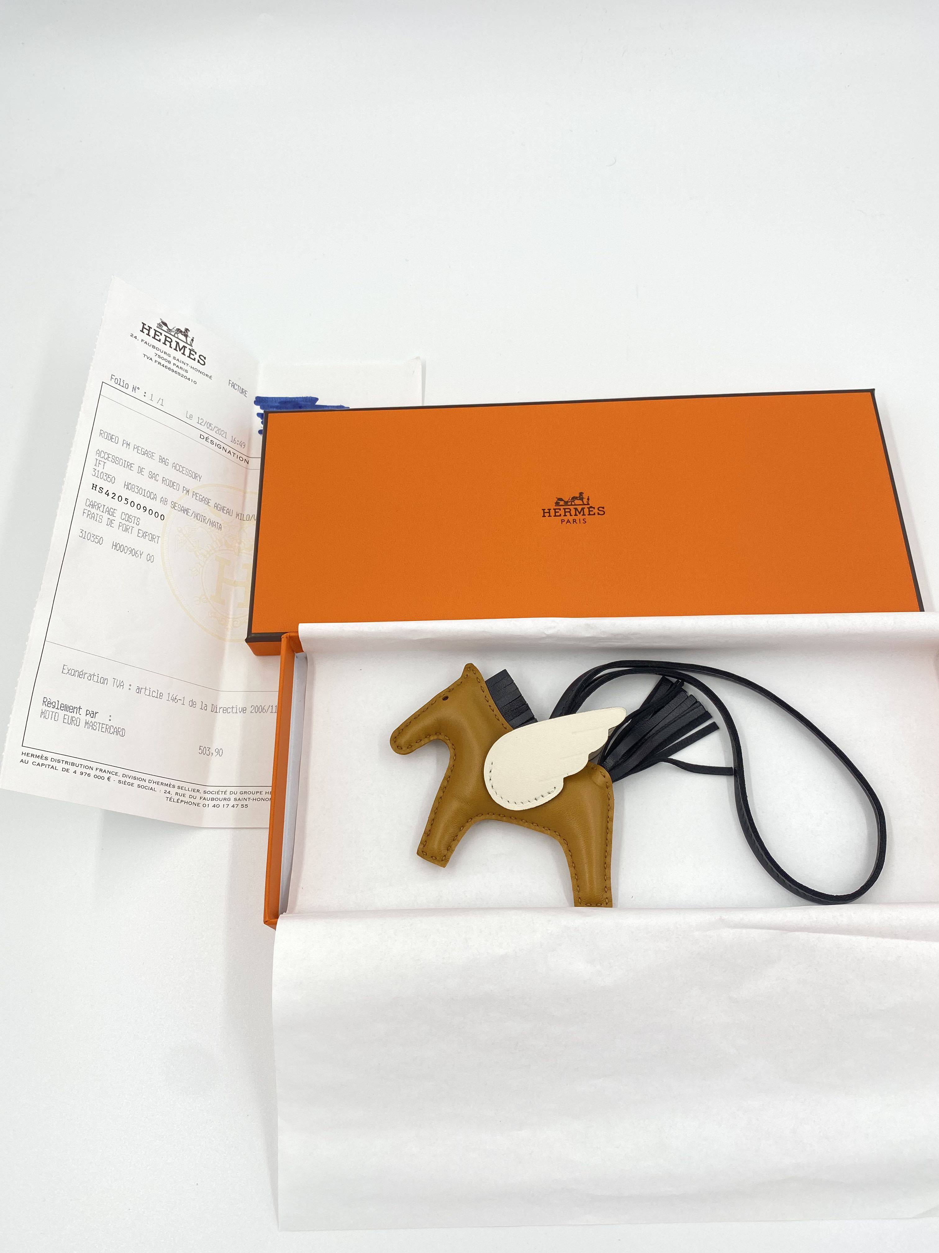 RARE* Hermes Rodeo Pegase Pegasus Wing PM, Luxury, Accessories on Carousell