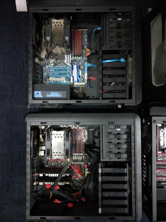 High End PC Cases with Motherboard and CPU, Computers & Tech, Parts ...