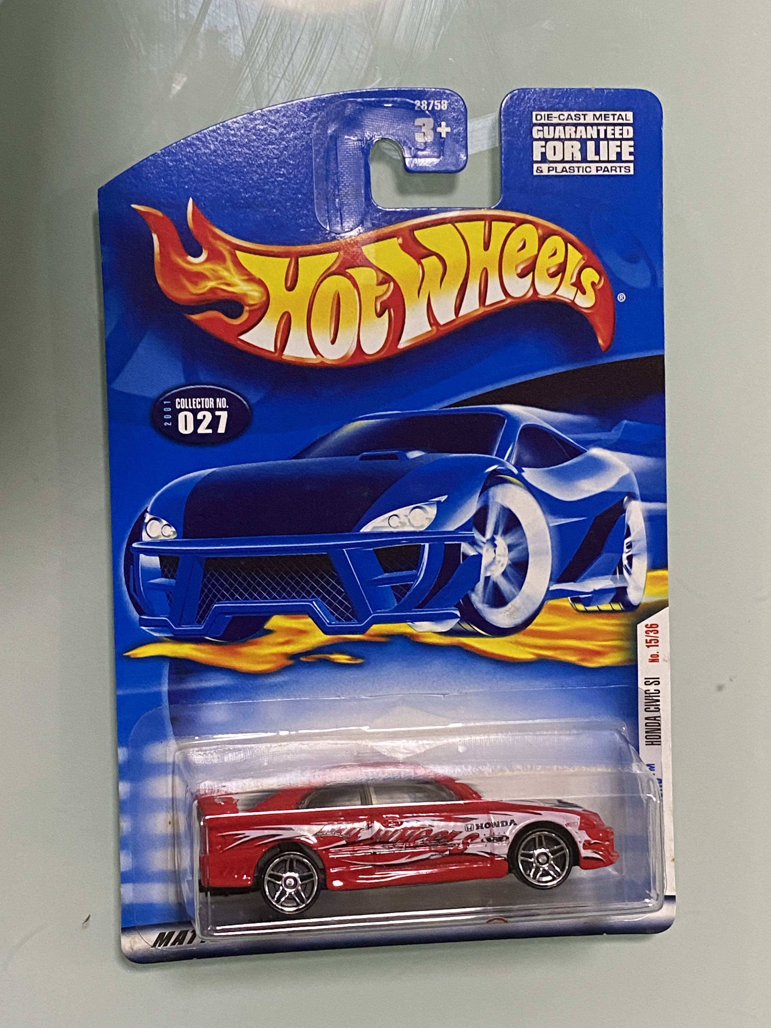 Hot wheels honda shop civic si 2001