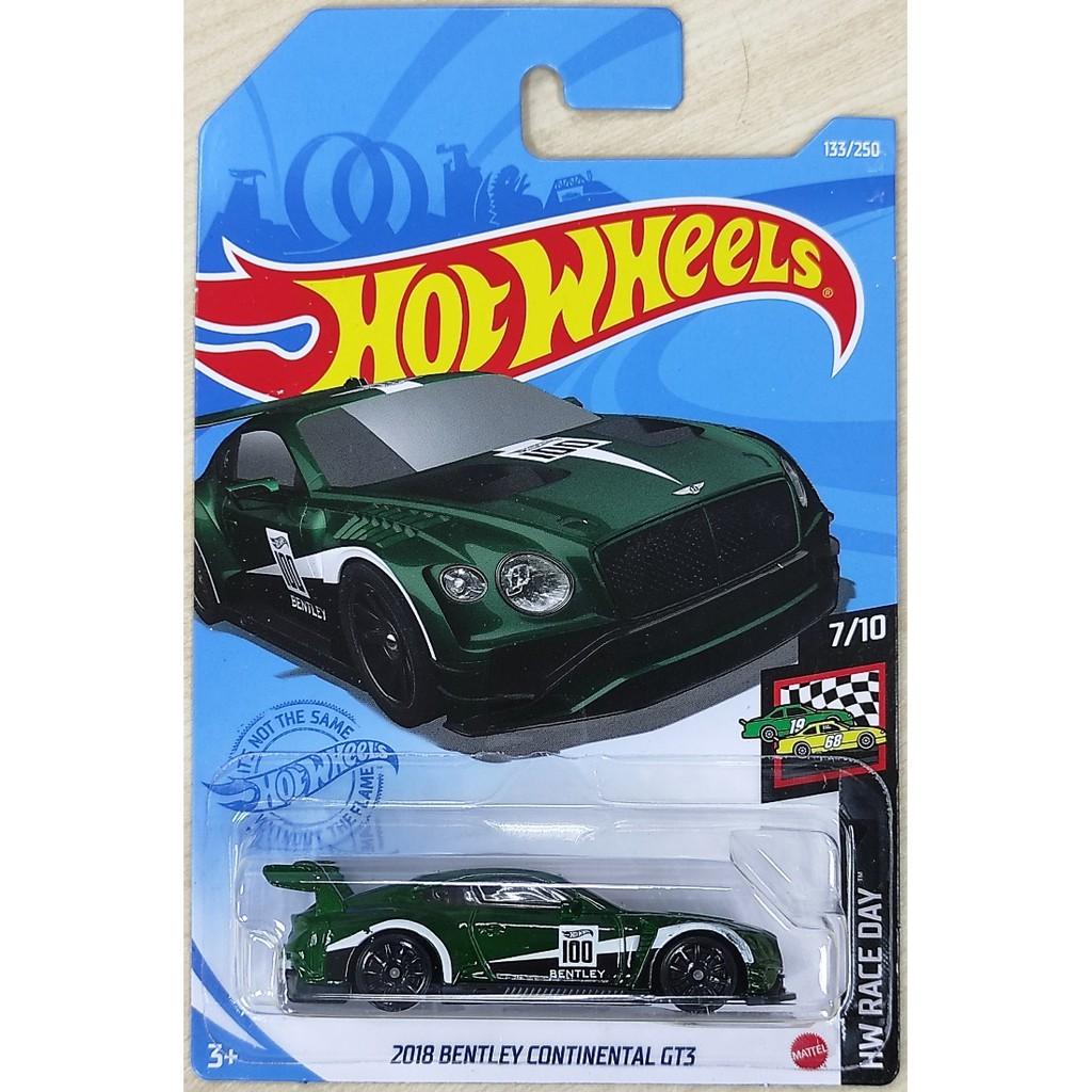 Hotwheels 2021 HW Race Day 2018 Bentley Continental GT3 Rare Hot