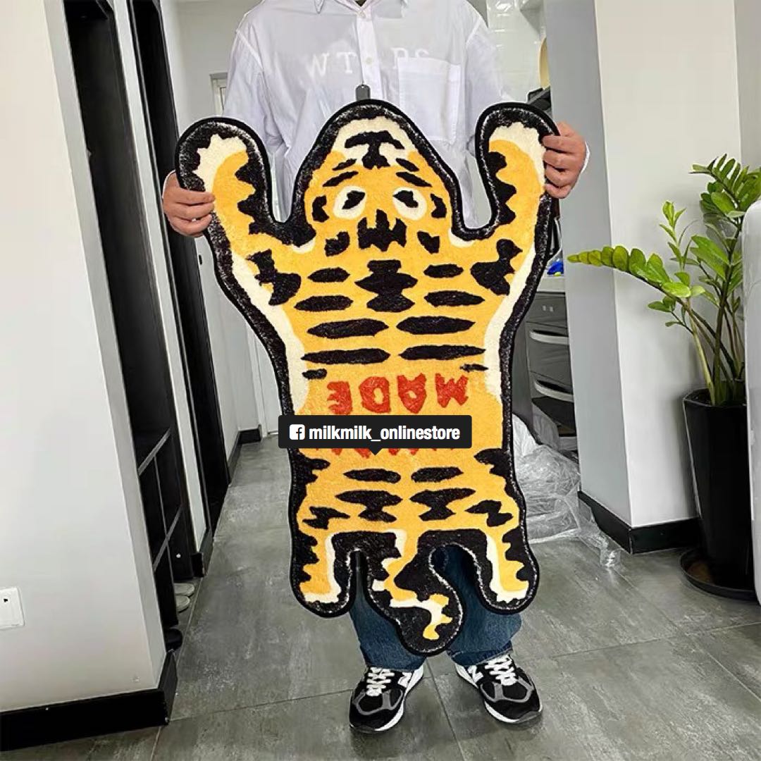 Human made tiger carpets