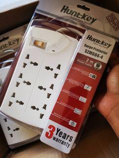 Huntkey Surge Protector SZM604-4 [Made from Copper, 3-Years Warranty]