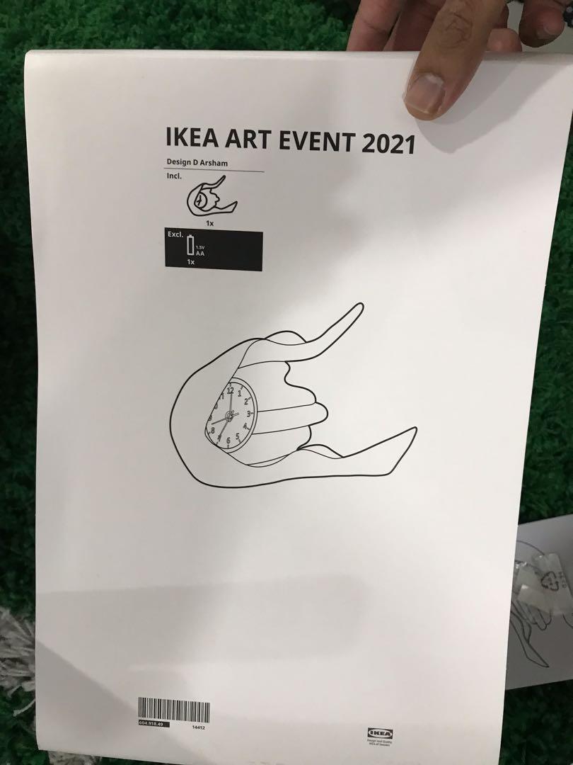 Ikea X Daniel Arsham Art Event Clock - MustHype