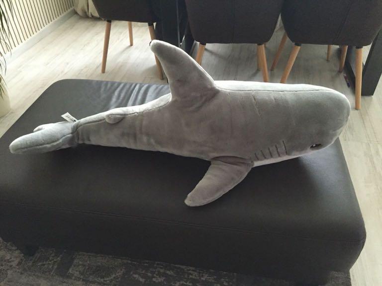 Ikea Shark Grey Klappar Haj model old version of Blahaj