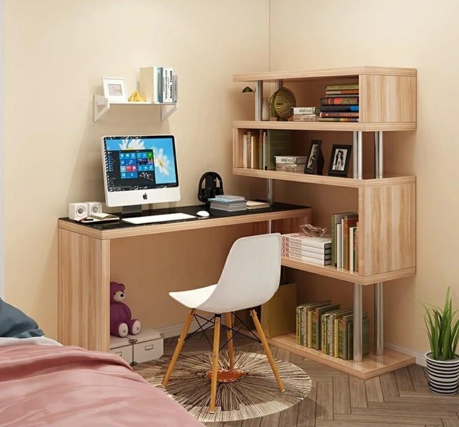 [IN STOCK] NDP 50% Off Modern Modular Shelf Study Table, Furniture ...