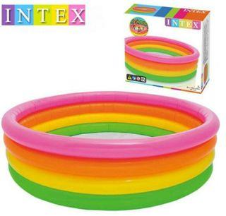 Intex Sunset Glow Ring 66" round Swimming Pool Kids Inflatable Pool