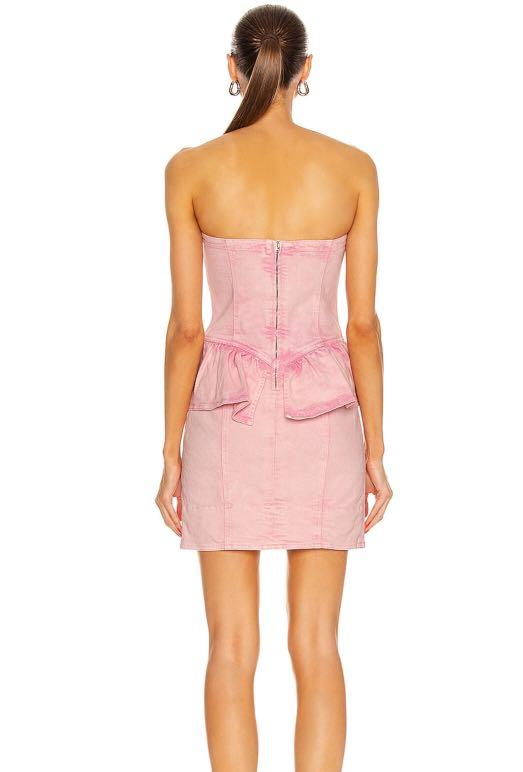 Pink denim dress Clearance