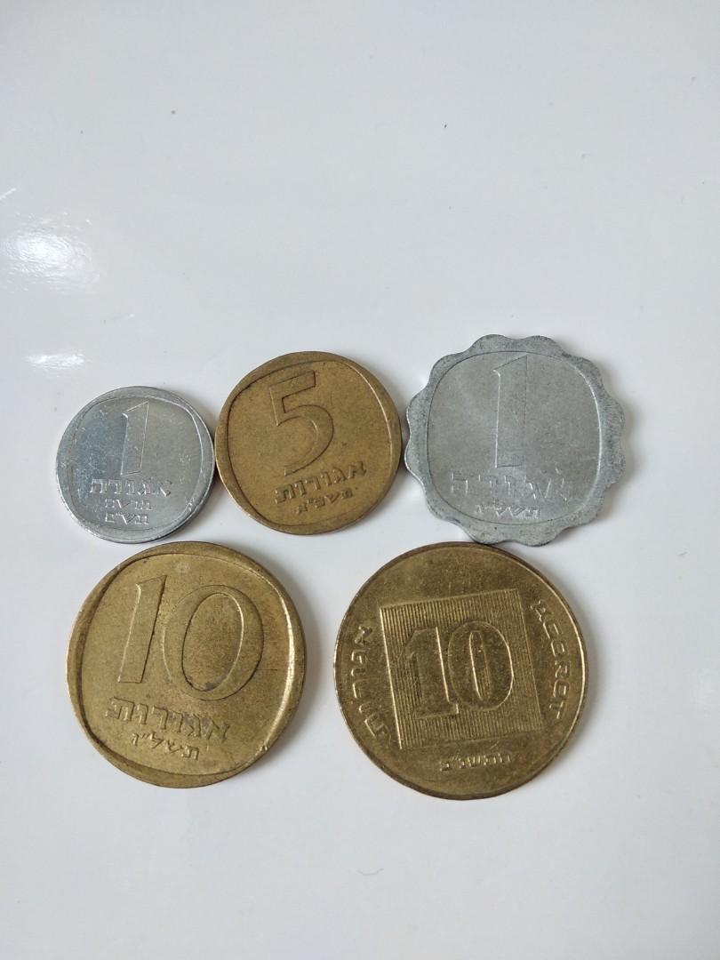 Israel 以色列5/枚, 興趣及遊戲, 收藏品及紀念品, 錢幣- Carousell