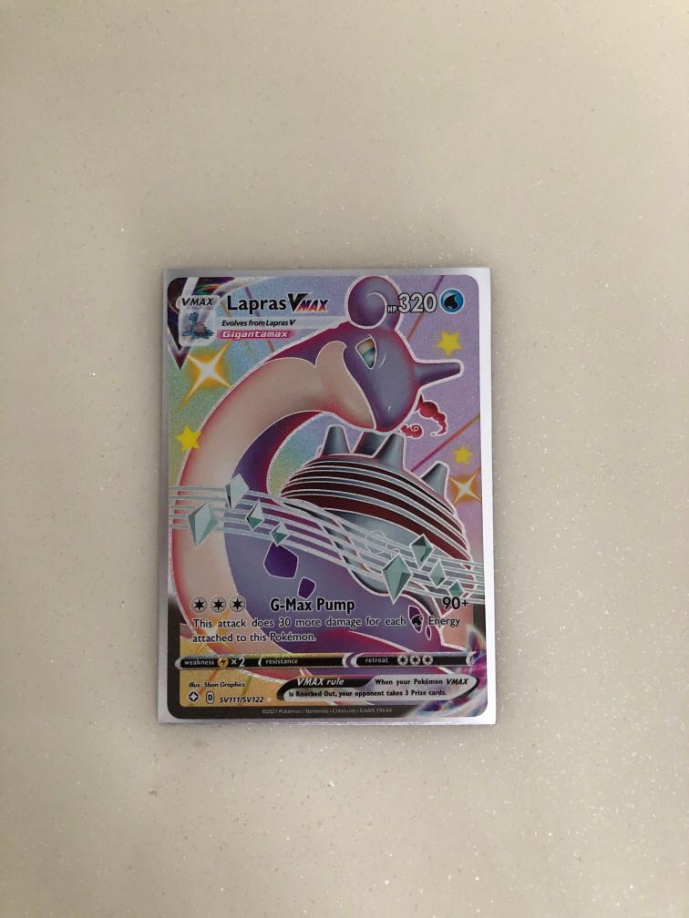Lapras Vmax - pokemon tcg, Hobbies & Toys, Toys & Games on Carousell Lapras Vmax - pokemon tcg, Hobbies & Toys, Toys & Games on Carousell