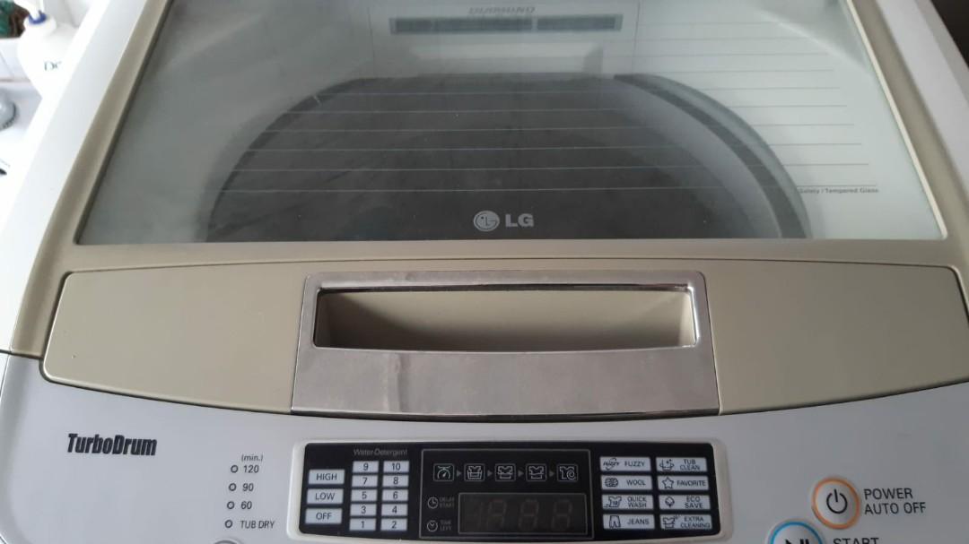 LG TURBO DRUM WASHING MACHINE 10KG CAPACITY, Everything Else on Carousell