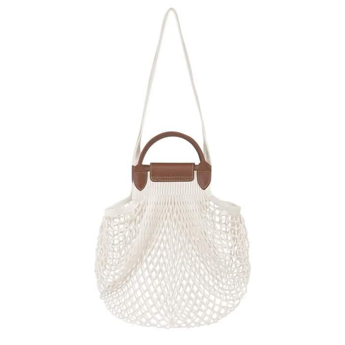 Longchamp Filet mesh bag Ecru !! Hottest colour n design