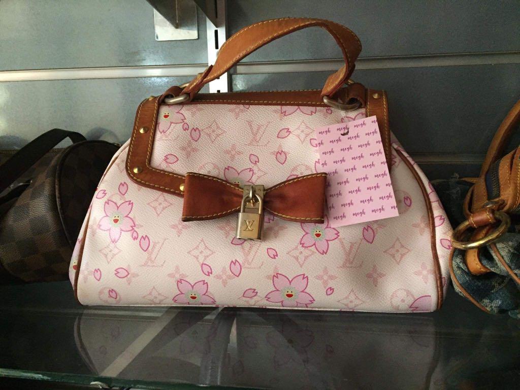 LV Louis Vuitton x Takashi Murakami Cherry Blossom Sakura Sac Retro,  Luxury, Bags & Wallets on Carousell