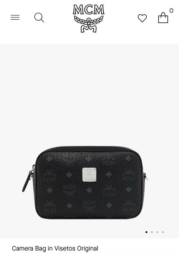 Mcm visetos best sale original camera bag