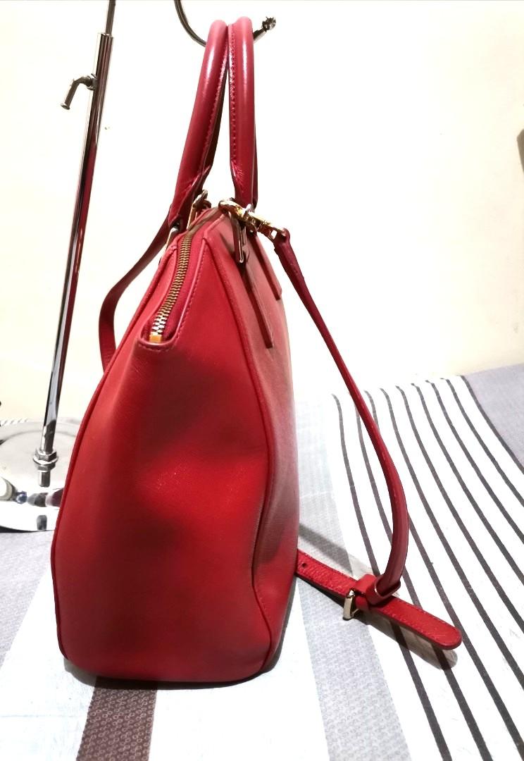 Leather handbag Metrocity Red in Leather - 30808790