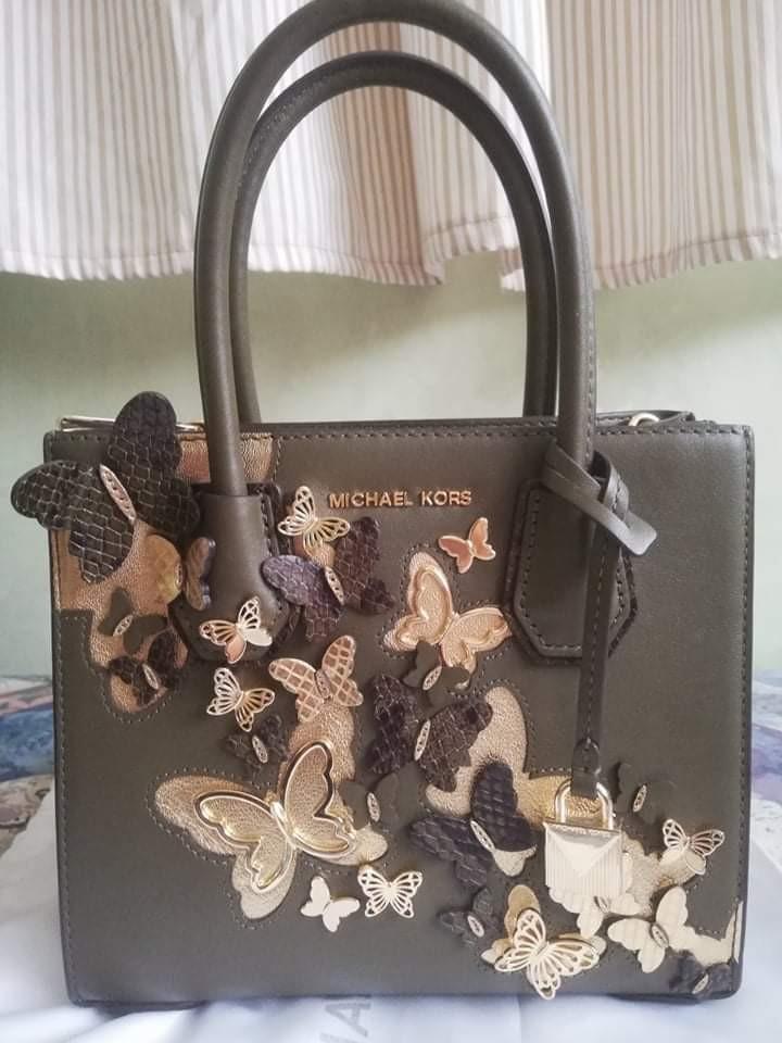 Michael kors green butterfly bag discount