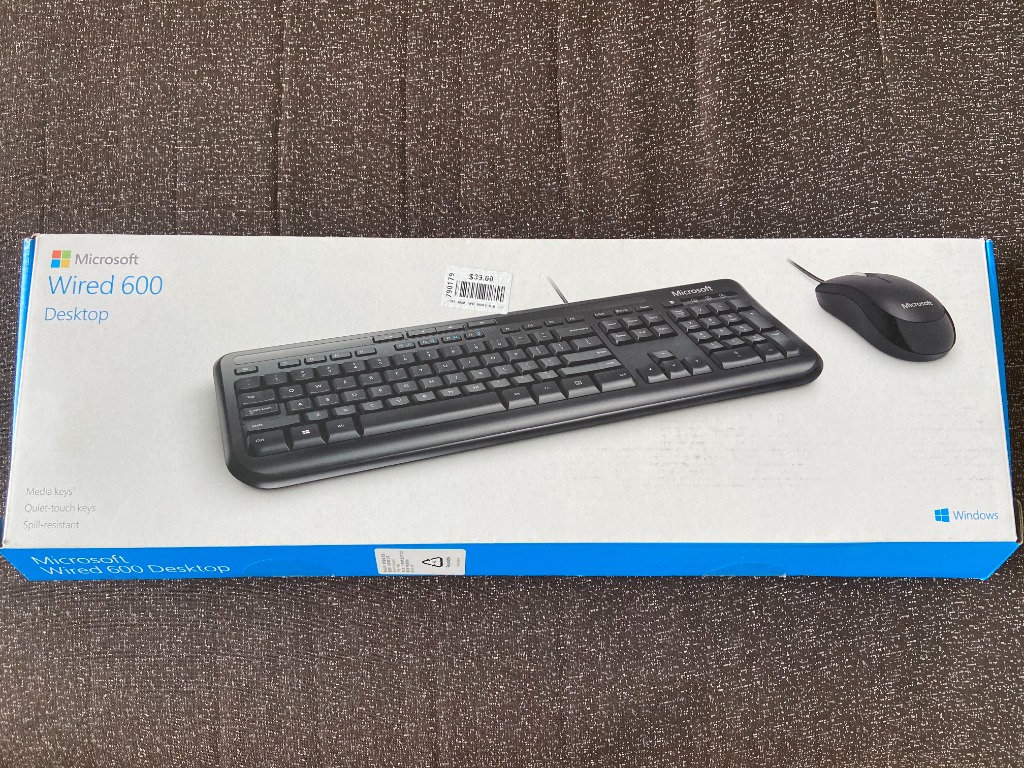 Microsoft Keyboard Wired 600 Desktop, Computers & Tech, Parts ...