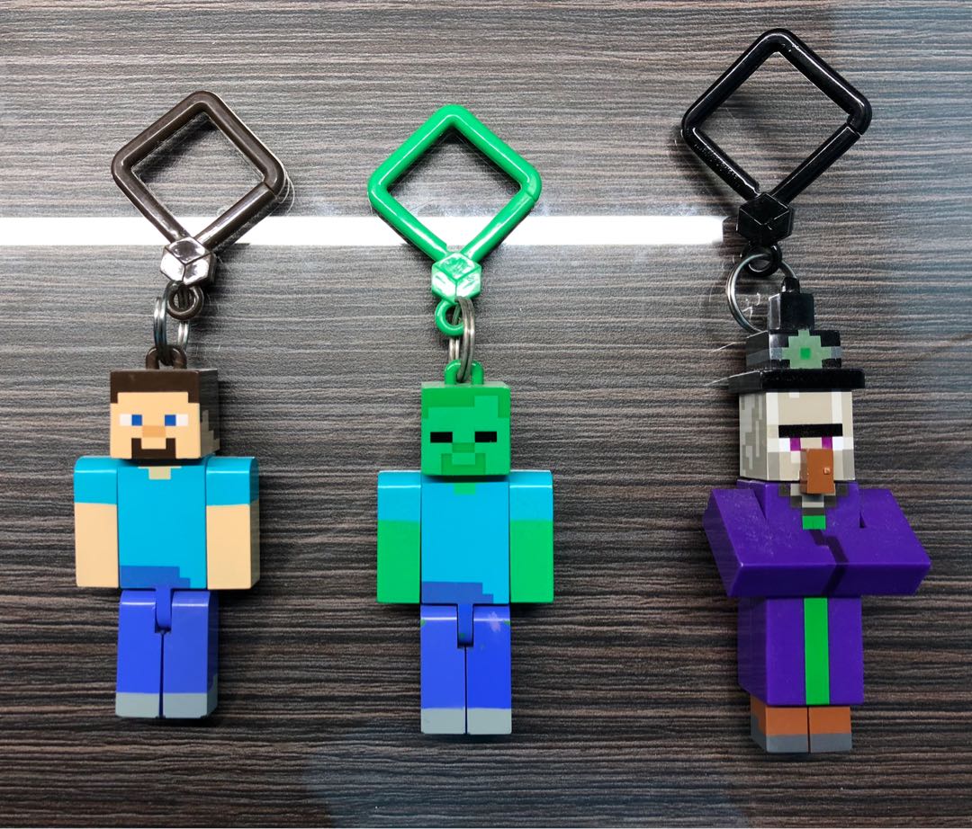 Minecraft Keychain, Hobbies & Toys, Toys & Games on Carousell