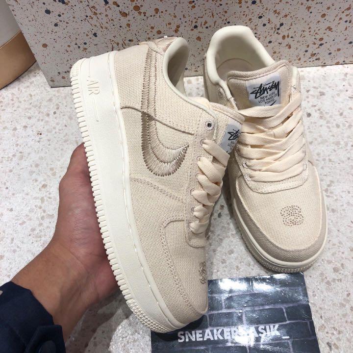 stussy air force 1 fossil women's