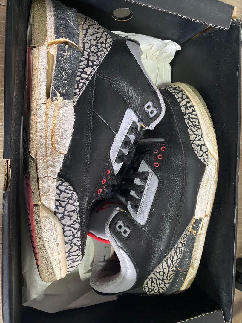 1988 jordan 3 black cement