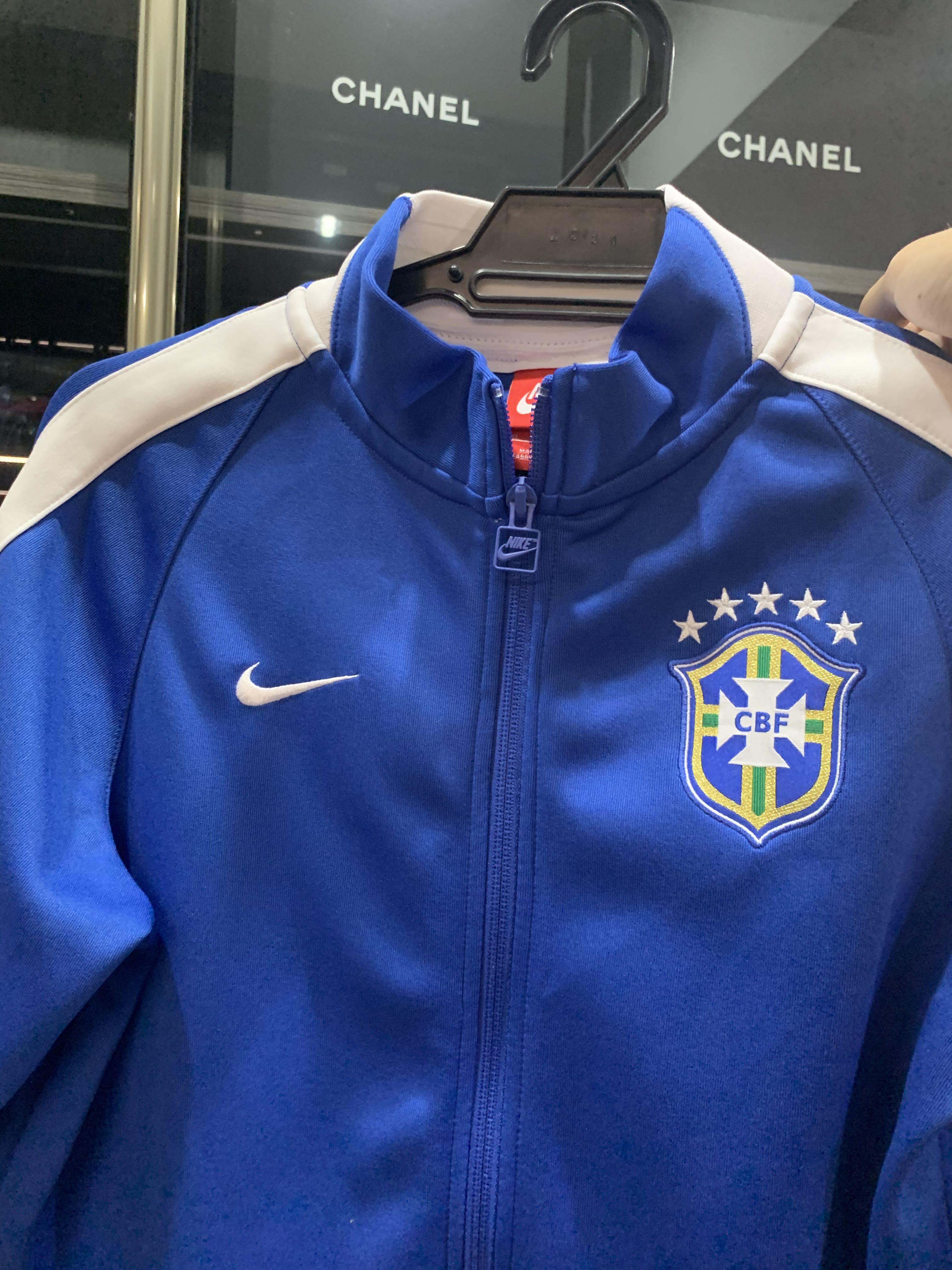 Nike Brasil Zip Up Jacket, Men's Fashion, Coats, Jackets and Outerwear on  Carousell