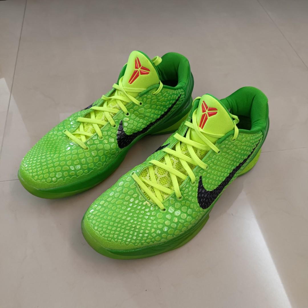 US12】NIKE KOBE 6 GRINCH 元年前後大zooom, 運動休閒, 運動鞋在旋轉拍賣