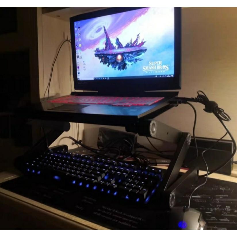 Notebook電腦風扇散熱支架托 可摺疊小桌子 懶人桌, 其他, 其他 - Carousell