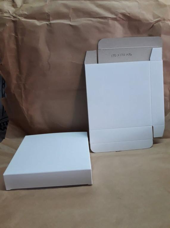Packaging Paper Box (Clay Coated) for Sale (Category: Craft Supplies & Tools) located in Quezon City. Submitted by gallohatch.88 (Listing ID 1088808809, Image 2). Description: Packaging Paper Box (Claycoated) Assorted sizes: 1) 85mm X 85mm X 26mm (1,400 pieces) at Php2,800.00 2) 115mm X 115mm X 32mm (1,200 pieces) at Php3,000.00 3) 150mm X 150mm X 32mm (800 pieces) at Php2,800.00 4) 170mm X 170mm X 76mm (550 pieces) at Php3,600.00 5) 190mm X 190m