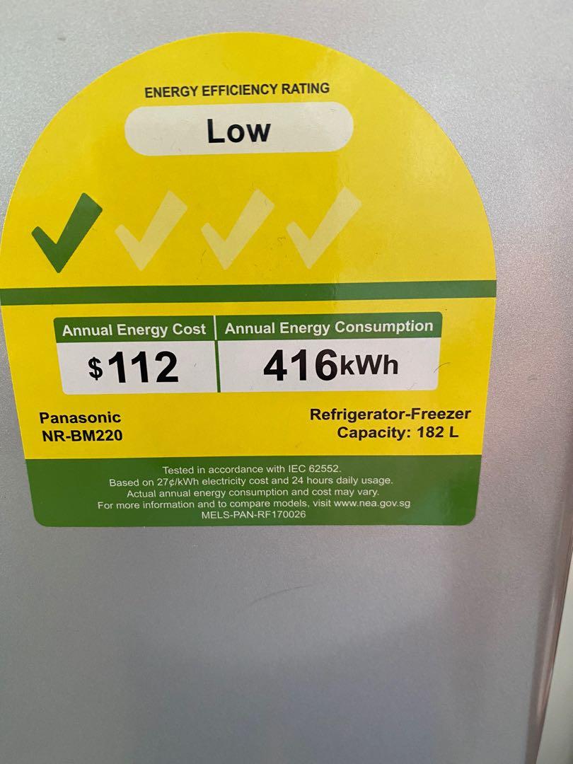 low consumption fridge