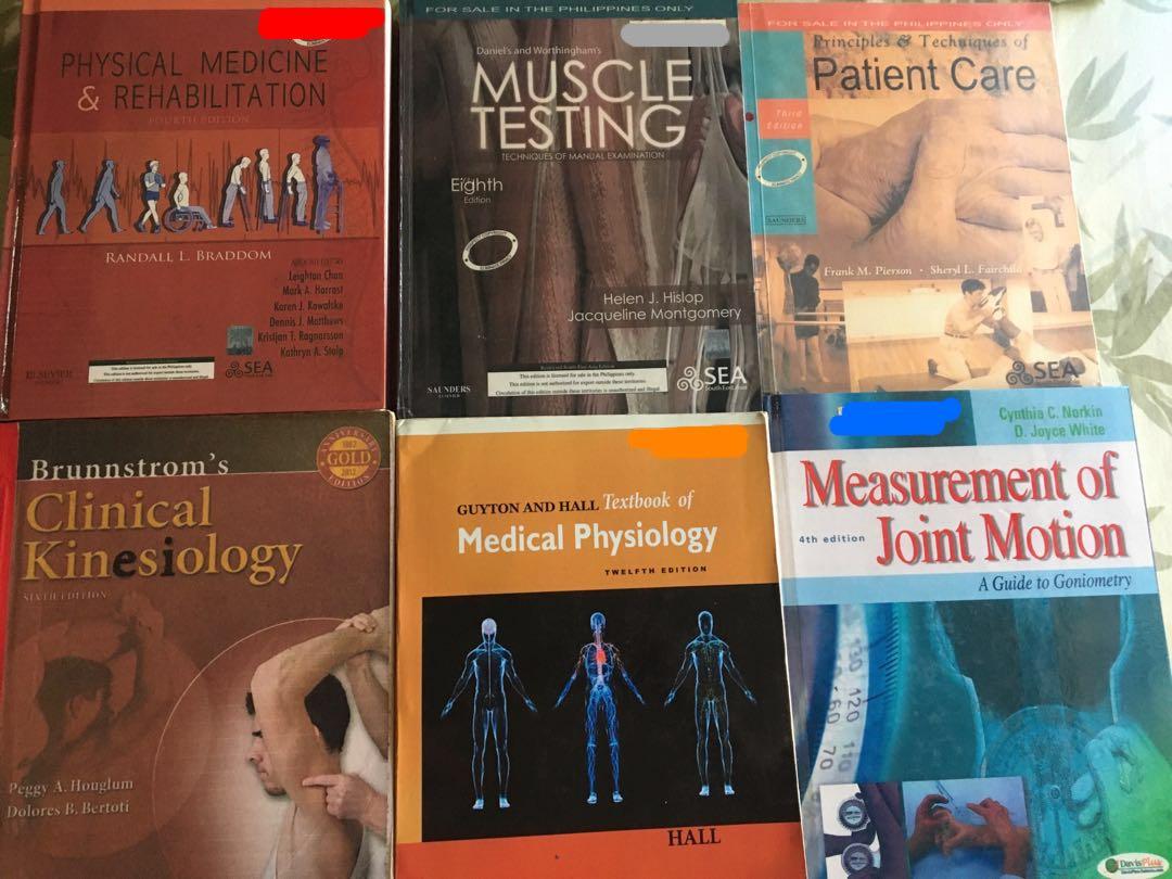 Physical Therapy College Books (Category: Textbooks) located in Makati City. Submitted by anamurillo (Listing ID 1087571521, Image 2). Description: Used but all in good condition. With lots of board reviewer photocopy book included. I can send photos if you want to see the details..