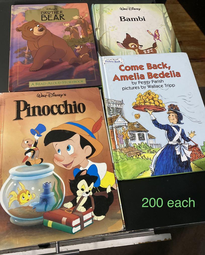 Pinocchio Amelia Bedelia (Category: Children's Books) located in Manila. Submitted by cleerie (Listing ID 1088848500, Image 1). Description: Books are thick (not just a few pages), illustrations are nice and Disney. .