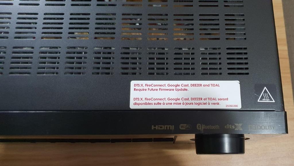 Pioneer VSXLX101 Dolby Atmos DTSX 7.2Ch AV Receiver, Wifi, Bluetooth