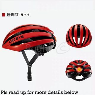CATEYE Red Cycling Bicycle Helmet from $40