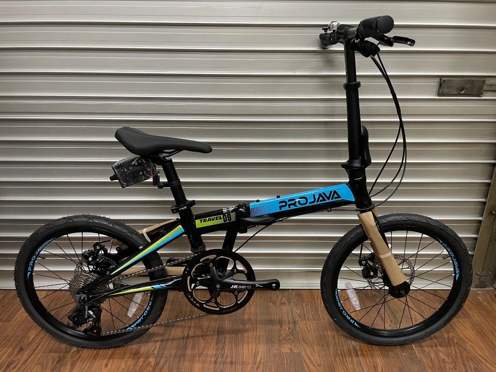 Pro Java Travel D9 20 Foldable Bike Black Blue